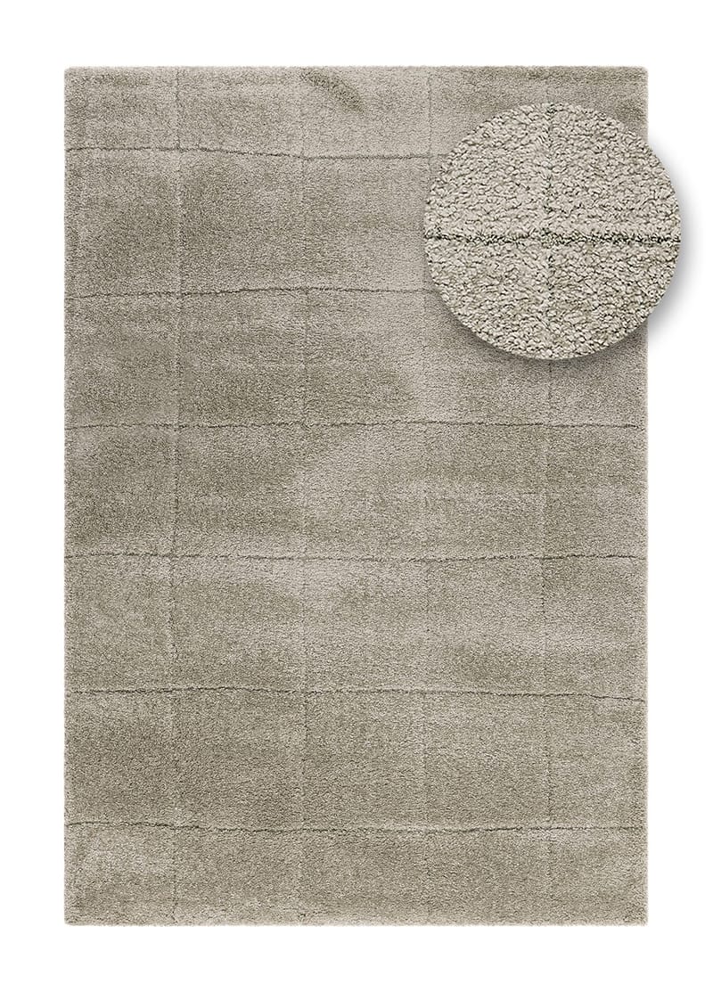 Konekudottu matto KM Home Montana Square 160x230 vihreä - Vihreä - Kodintekstiilit & matot - Matto - Moderni matto - Wilton-matto
