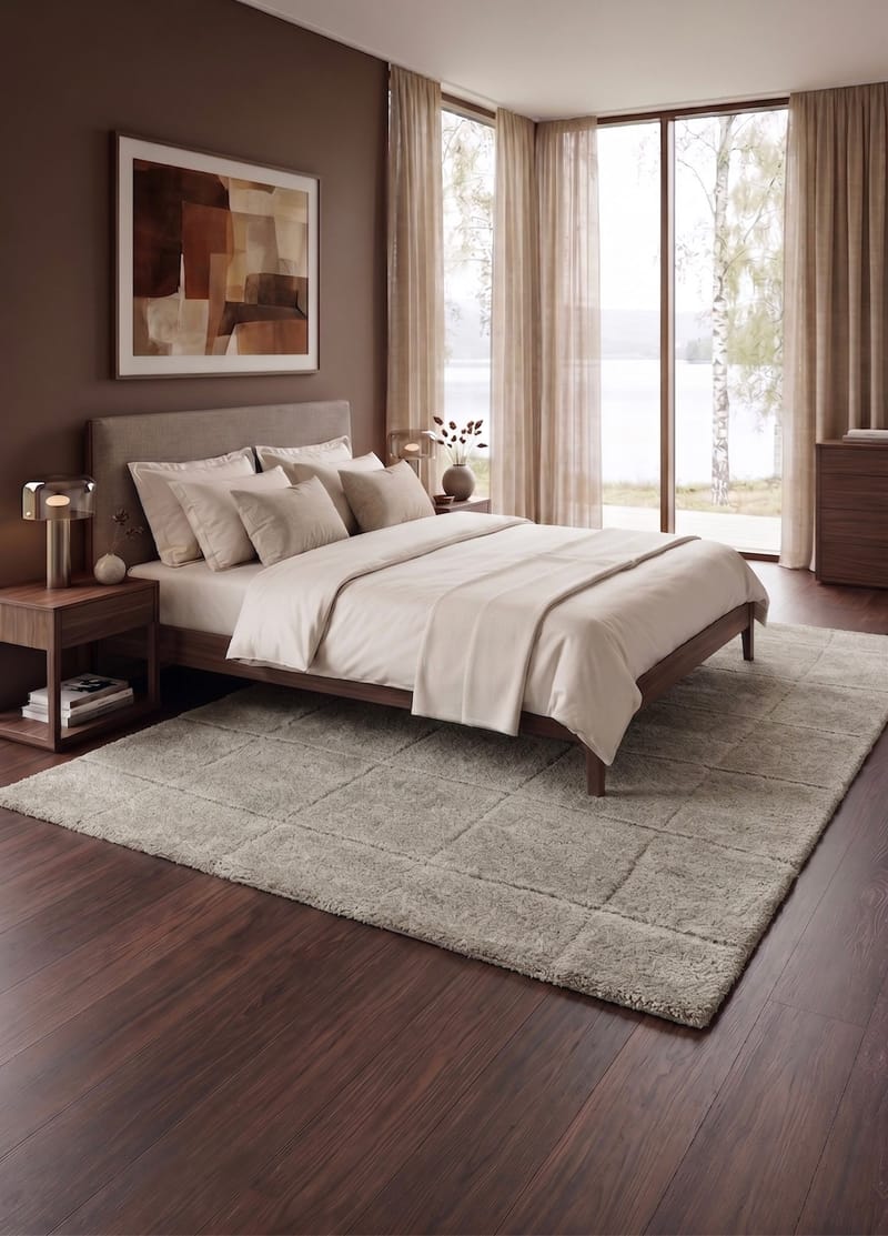 Konekudottu matto KM Home Montana Square 160x230 vihreä - Vihreä - Kodintekstiilit & matot - Matto - Moderni matto - Wilton-matto
