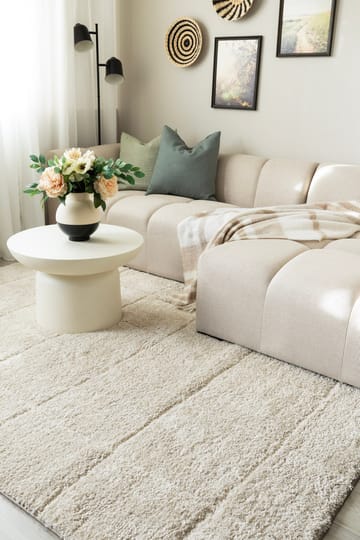Konekudottu matto KM Home Montana Square 160x230 Pellava - Pellava - Kodintekstiilit & matot - Matto - Moderni matto - Wilton-matto