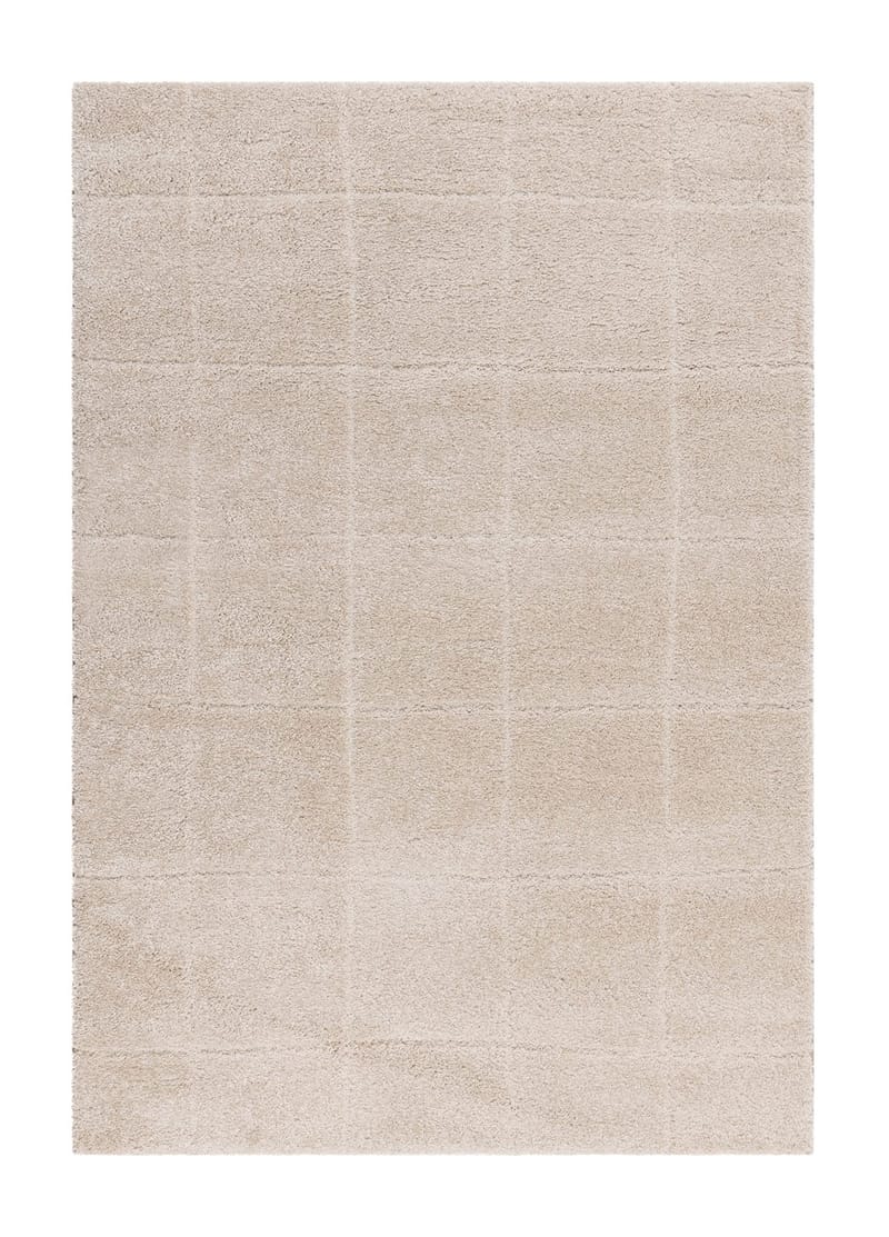 Konekudottu matto KM Home Montana Square 160x230 Pellava, Pellava