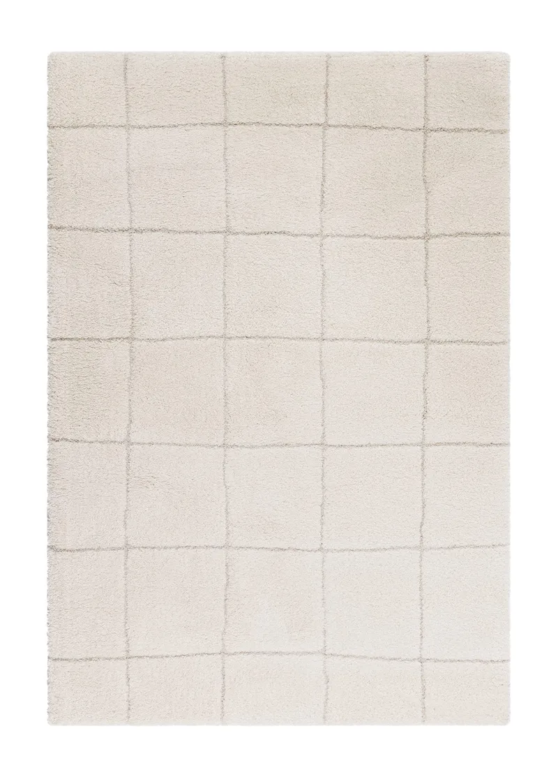 Konekudottu matto KM Home Montana Square 240x340 Creme, Kerma