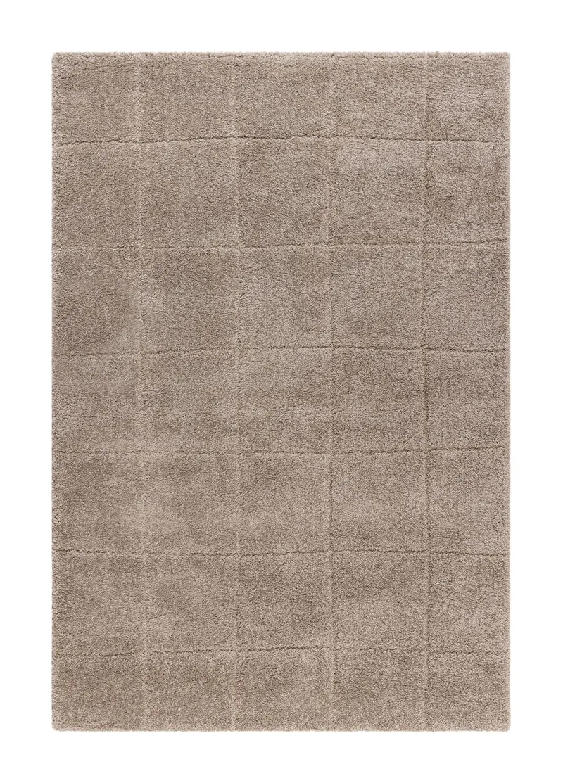 Konekudottu matto KM Home Montana Square 240x340 Greige, Greige