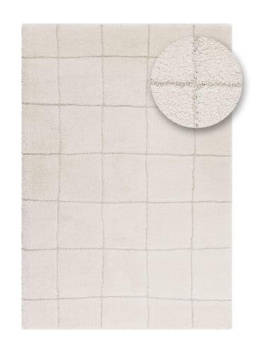 Konekudottu matto KM Home Montana Square 280x380 Creme - Creme - Kodintekstiilit & matot - Matto - Moderni matto - Wilton-matto