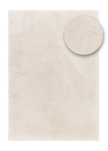 Konekudottu matto KM Home Novelle 140x200 Creme - Kerma - Kodintekstiilit & matot - Matto - Moderni matto - Nukkamatto