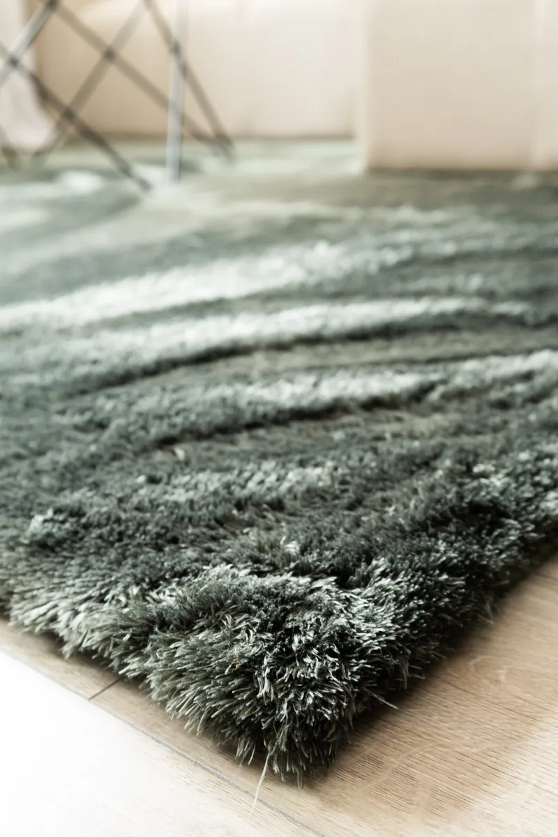 Konekudottu matto KM Home Novelle 140x200 Samettivihreä - Samettivihreä - Kodintekstiilit & matot - Matto - Moderni matto - Nukkamatto