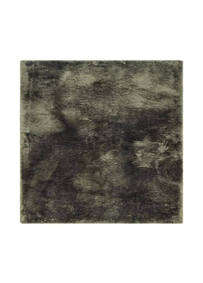 Konekudottu matto KM Home Novelle NELIÖ 200x200 Samettivihreä, Samettivihreä