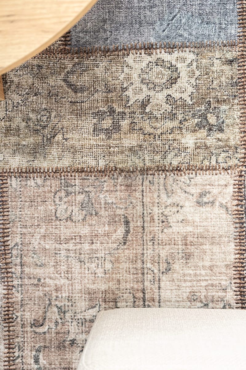 Konekudottu matto KM Home Tarfaya Patch KÄYTÄVÄMATTO 80x300 Smaragdinvihreä - Smaragdinvihreä - Kodintekstiilit & matot - Matto - Moderni matto - Käytävämatto