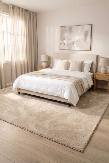 Konekudottu matto KM Home Tender 160x230 Pellava - Pellava - Kodintekstiilit & matot - Matto - Moderni matto - Wilton-matto