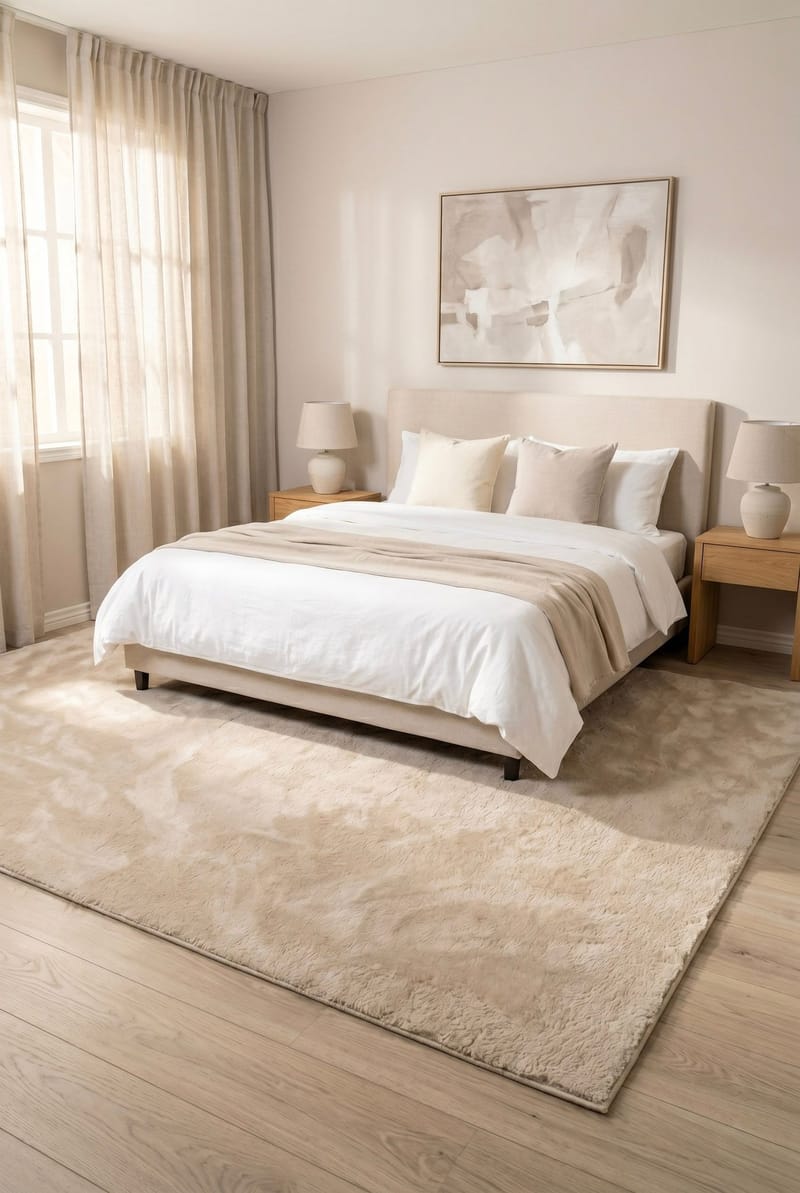 Konekudottu matto KM Home Tender 160x230 Pellava - Pellava - Kodintekstiilit & matot - Matto - Moderni matto - Wilton-matto