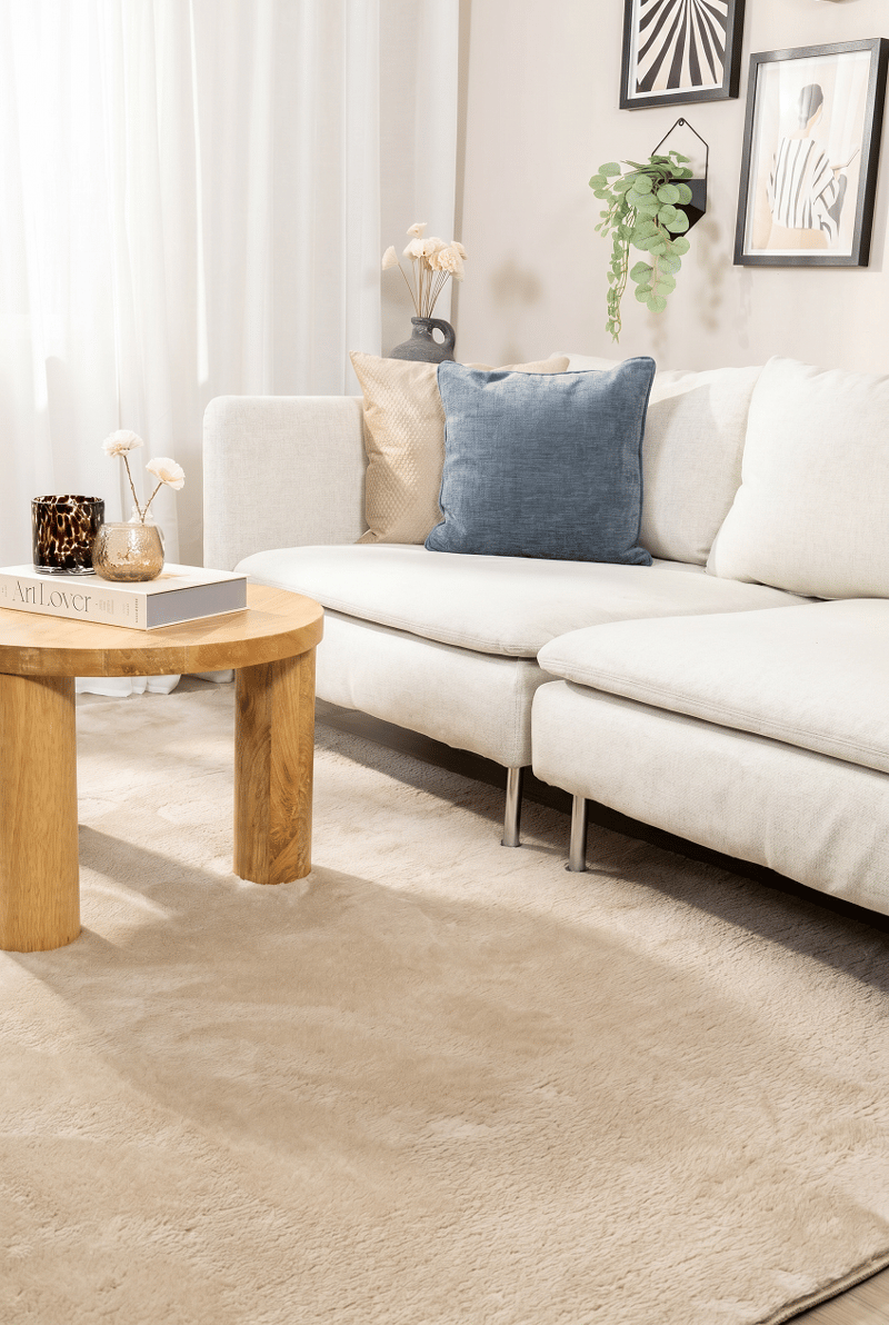Konekudottu matto KM Home Tender 160x230 Pellava - Pellava - Kodintekstiilit & matot - Matto - Moderni matto - Wilton-matto