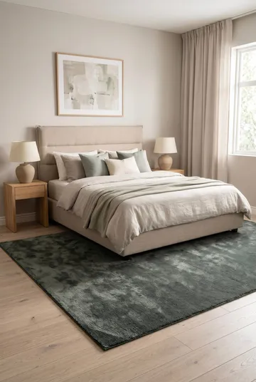 Konekudottu matto KM Home Tender 200x290 Smaragdinvihreä - Smaragdinvihreä - Kodintekstiilit & matot - Matto - Moderni matto - Wilton-matto