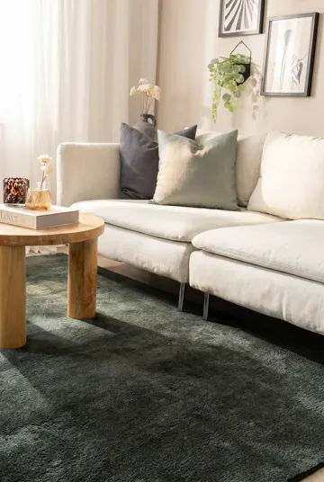 Konekudottu matto KM Home Tender 200x290 Smaragdinvihreä - Smaragdinvihreä - Kodintekstiilit & matot - Matto - Moderni matto - Wilton-matto