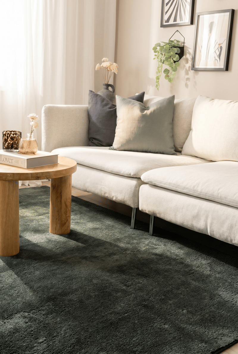 Konekudottu matto KM Home Tender 200x290 Smaragdinvihreä - Smaragdinvihreä - Kodintekstiilit & matot - Matto - Moderni matto - Wilton-matto