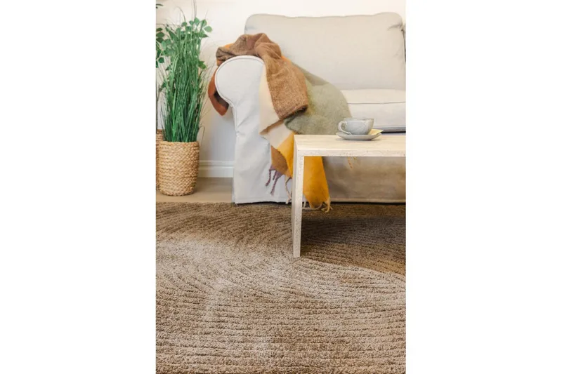 Koneneulottu matto Genova Harmony - 160x230 cm, Mokka - Kodintekstiilit & matot - Matto - Moderni matto - Wilton-matto