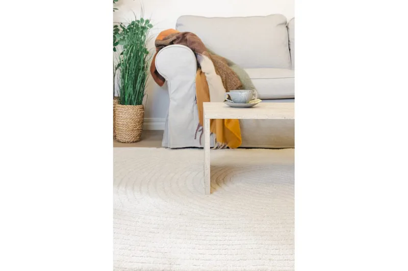 Koneneulottu matto Genova Harmony - 160x230 cm, Valkoinen - Kodintekstiilit & matot - Matto - Moderni matto - Wilton-matto