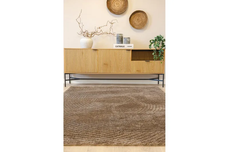 Koneneulottu matto Genova Harmony - 240x340 cm, Mokka - Kodintekstiilit & matot - Matto - Moderni matto - Wilton-matto