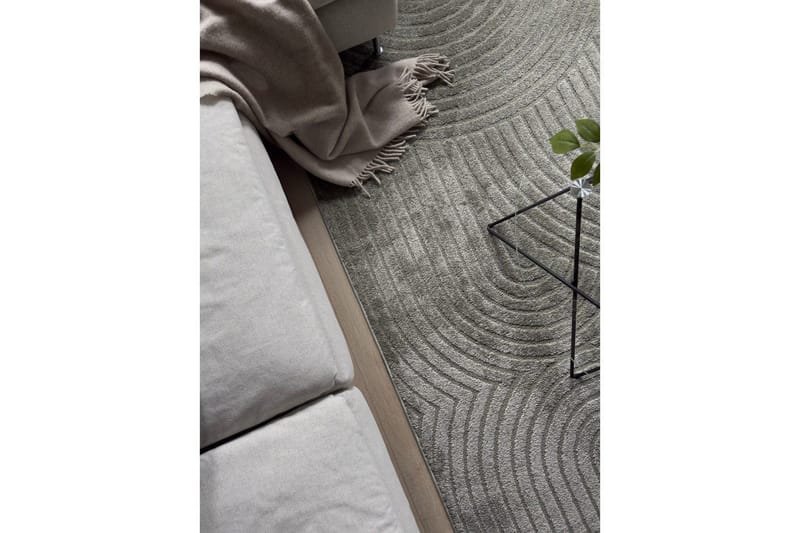 Koneneulottu matto Genova Zen - 160x230 cm, Vihreä - Kodintekstiilit & matot - Matto - Moderni matto - Wilton-matto