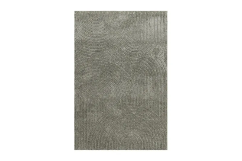 Koneneulottu matto Genova Zen, 280x380 cm, Vihreä