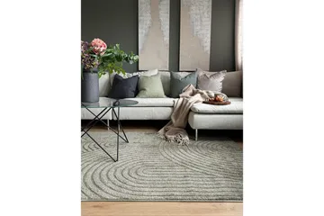 Koneneulottu matto Genova Zen - 280x380 cm, Vihreä - Kodintekstiilit & matot - Matto - Moderni matto - Wilton-matto