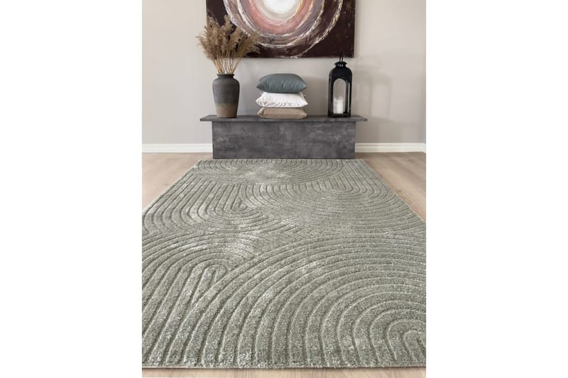 Koneneulottu matto Genova Zen - 280x380 cm, Vihreä - Kodintekstiilit & matot - Matto - Moderni matto - Wilton-matto