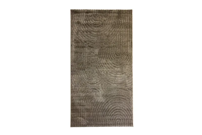 Koneneulottu matto Genova Zen, 80x150 cm, Mokka
