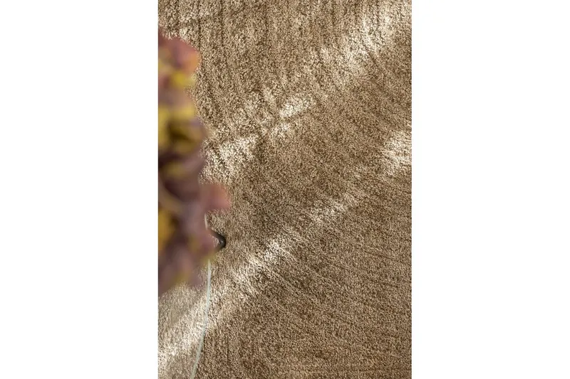 Koneneulottu matto Genova Zen Pyöreä - 160x160 cm, Mokka - Kodintekstiilit & matot - Matto - Moderni matto - Wilton-matto