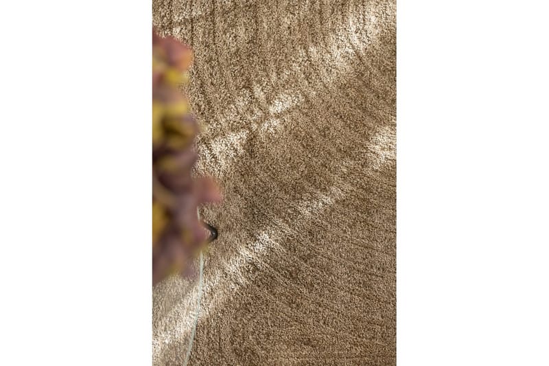 Koneneulottu matto Genova Zen Pyöreä - 200x200 cm, Mokka - Kodintekstiilit & matot - Matto - Moderni matto - Wilton-matto
