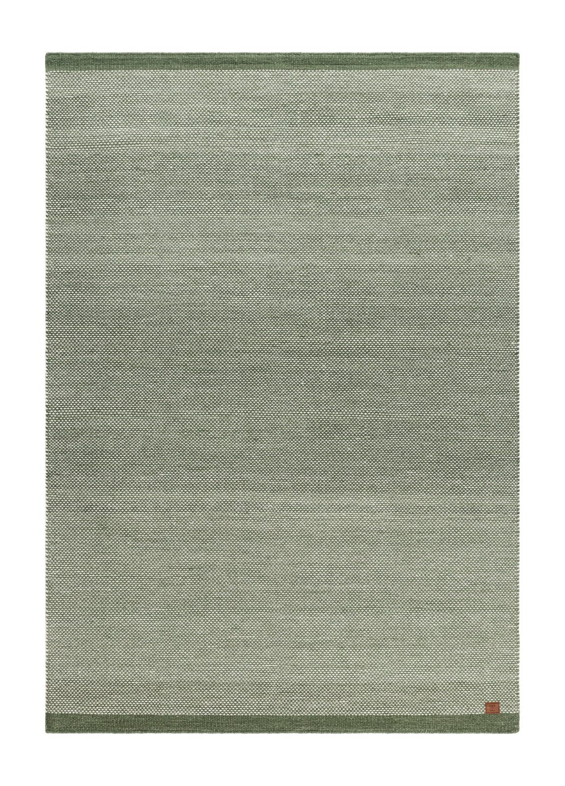 Käsinkudottu matto KM Home Sandhamn 140x200 cm Smaragdinvihreä - Smaragdinvihreä