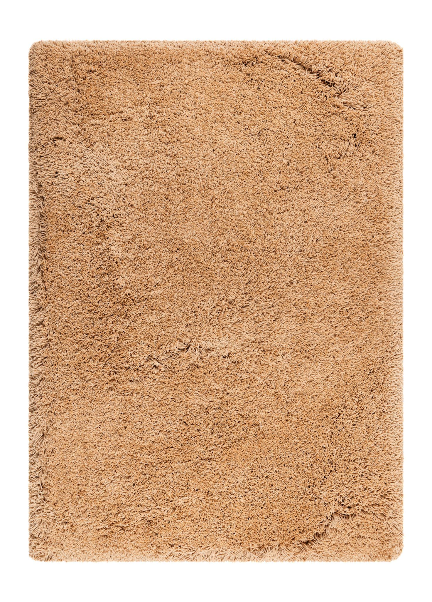 Käsinkudottu matto KM Home Sorrento 160x230 karamelli - karamelli