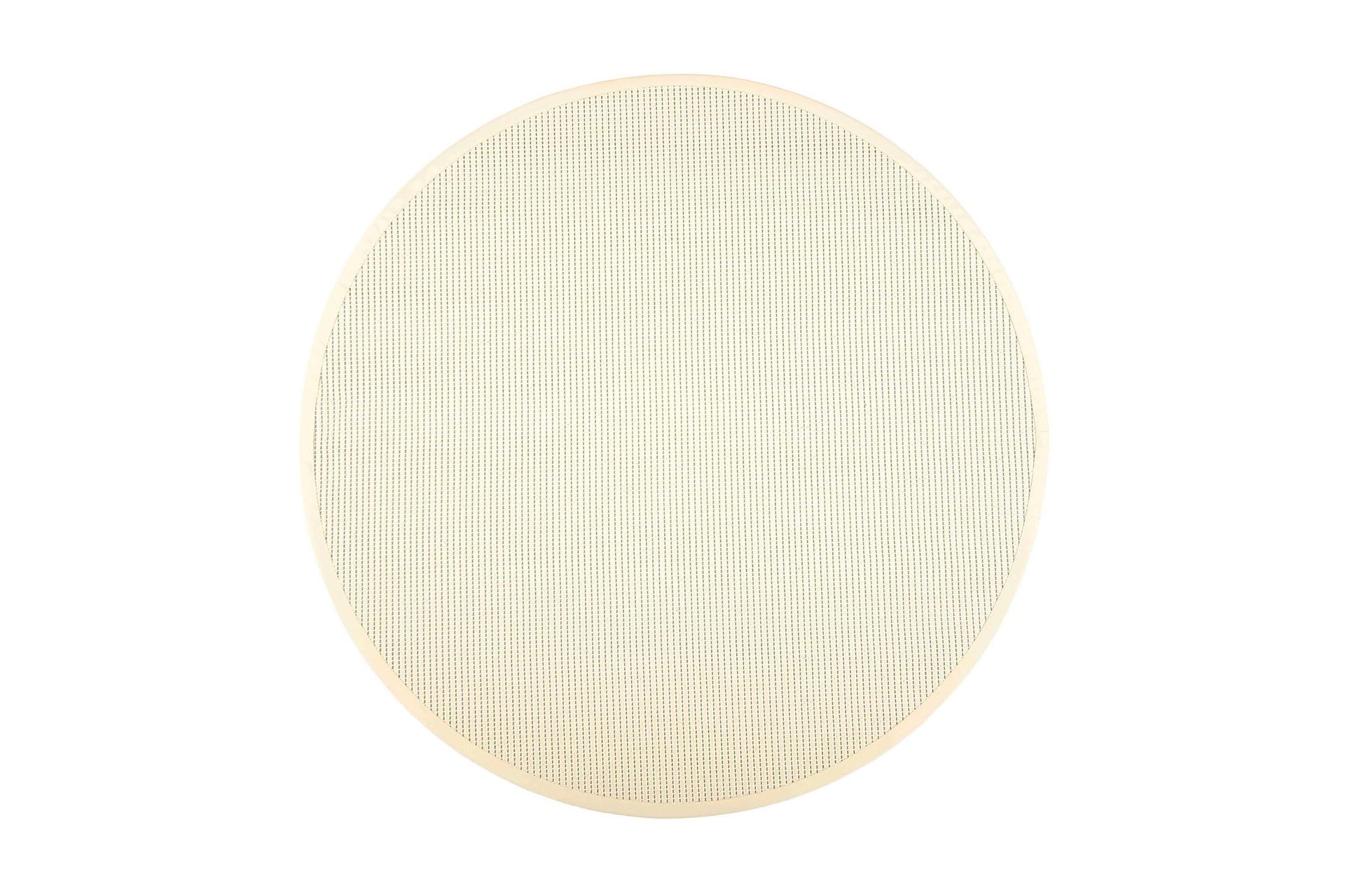 Matto Lyyra2 Pyöreä 200 cm Valkoinen - VM Carpet