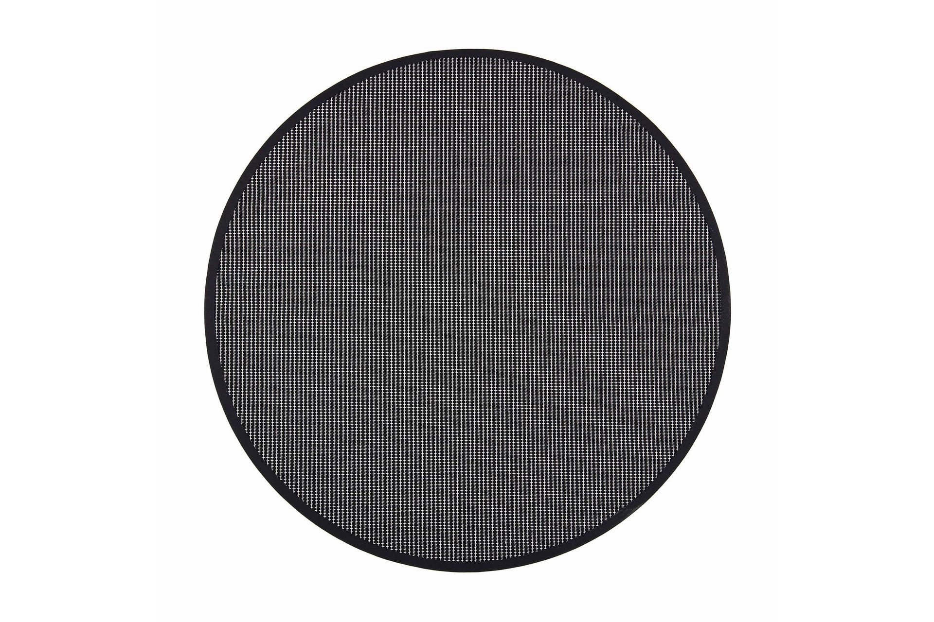 Matto Lyyra2 Pyöreä 160 cm Musta - VM Carpet