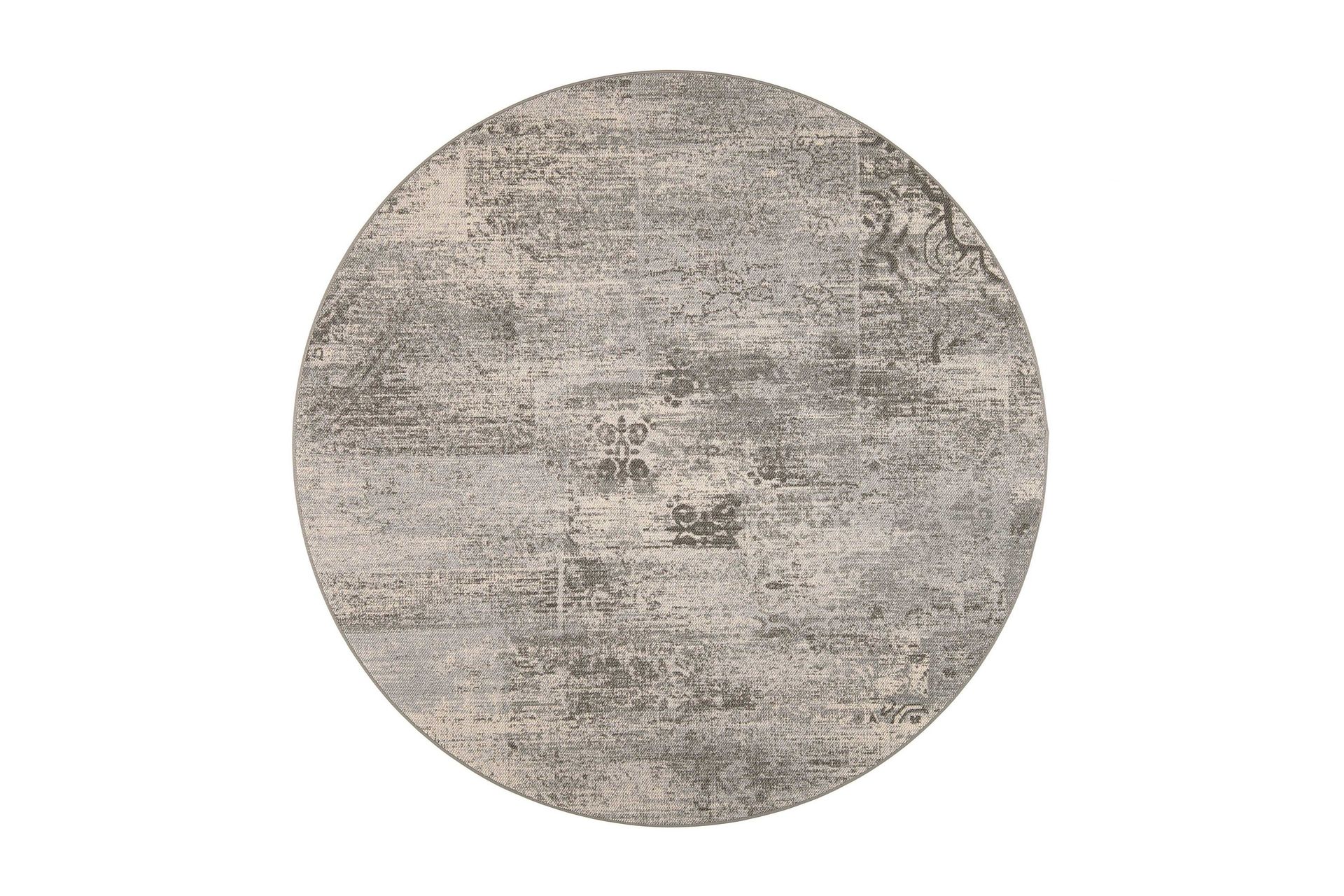 Matto Rustiikki Pyöreä 200 cm Harmaa - VM Carpet