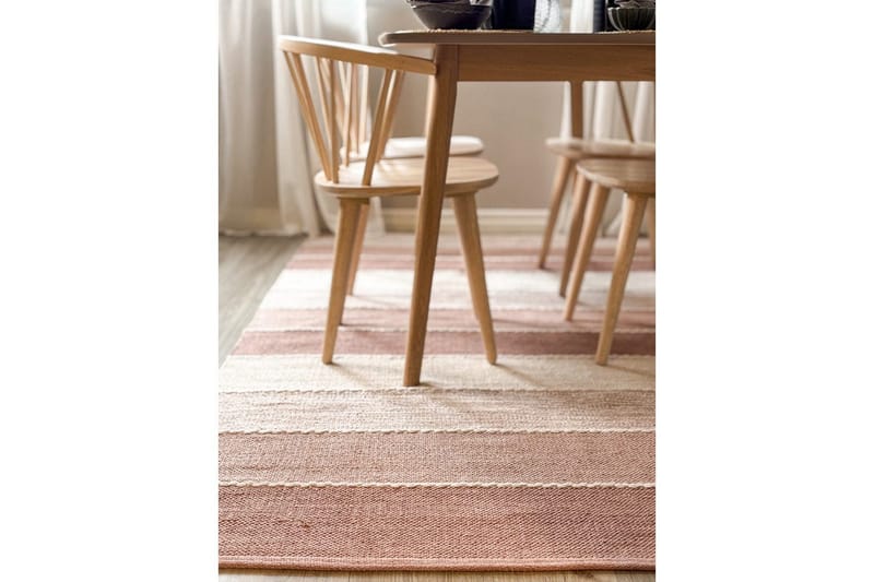 Lankamatto Båstad - 140x200 cm, Vanharosa - Kodintekstiilit & matot - Matto - Moderni matto - Puuvillamatto