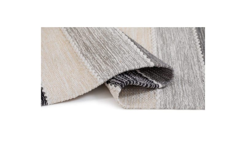 Lankamatto Båstad - 75x150 cm, Musta - Kodintekstiilit & matot - Matto - Moderni matto - Puuvillamatto