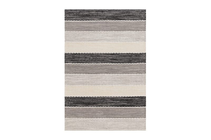 Lankamatto Båstad - 75x150 cm, Musta - Kodintekstiilit & matot - Matto - Moderni matto - Puuvillamatto