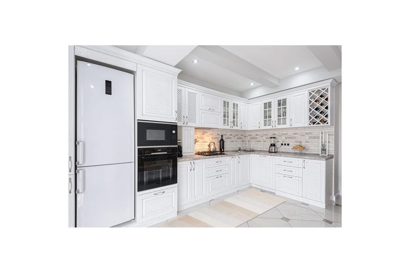 Lankamatto Båstad - 75x220 cm, Kerma - Kodintekstiilit & matot - Matto - Moderni matto - Puuvillamatto