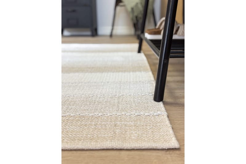 Lankamatto Båstad - 75x280 cm, Kerma - Kodintekstiilit & matot - Matto - Moderni matto - Puuvillamatto