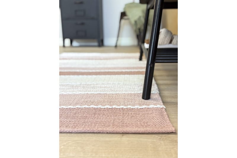 Lankamatto Båstad - 75x280 cm, Vanharosa - Kodintekstiilit & matot - Matto - Moderni matto - Puuvillamatto