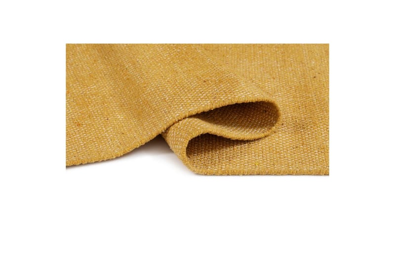 Lankamatto Line - 130x190 cm, Keltainen - Kodintekstiilit & matot - Matto - Moderni matto - Puuvillamatto