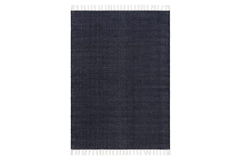 Lankamatto Line - 130x190 cm, Laivastonsininen - Kodintekstiilit & matot - Matto - Moderni matto - Puuvillamatto