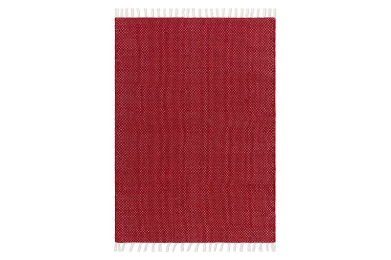 Lankamatto Line - 130x190 cm, Punainen - Kodintekstiilit & matot - Matto - Moderni matto - Puuvillamatto
