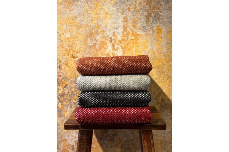 Lankamatto Line - 130x190 cm, Punainen - Kodintekstiilit & matot - Matto - Moderni matto - Puuvillamatto