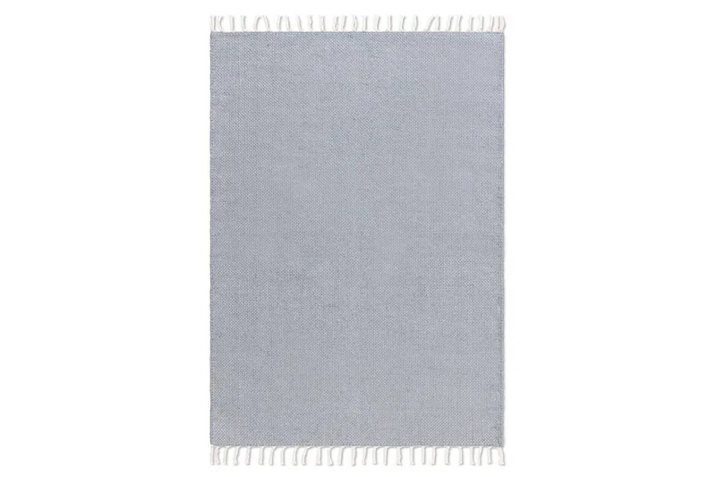 Lankamatto Line - 160x230 cm, Kyyhkynsininen - Kodintekstiilit & matot - Matto - Moderni matto - Puuvillamatto