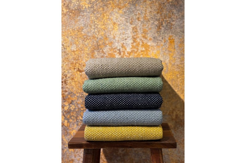 Lankamatto Line - 200x300 cm, Keltainen - Kodintekstiilit & matot - Matto - Moderni matto - Puuvillamatto