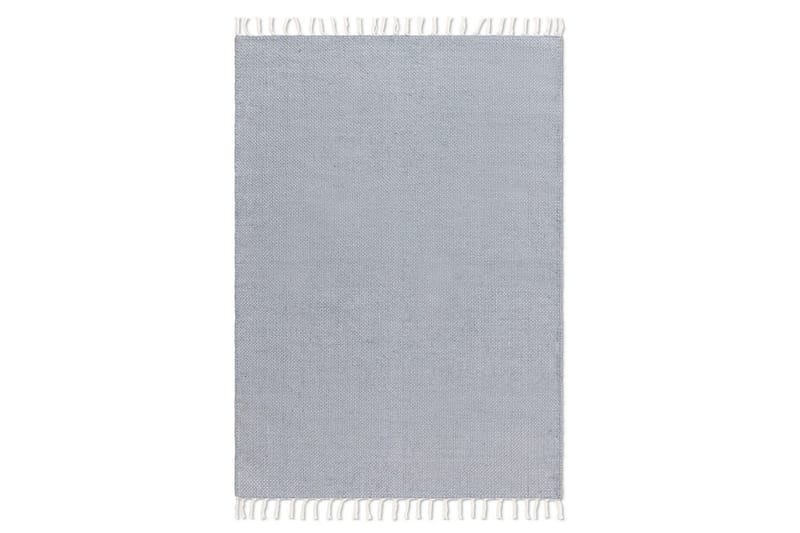 Lankamatto Line - 200x300 cm, Kyyhkynsininen - Kodintekstiilit & matot - Matto - Moderni matto - Puuvillamatto