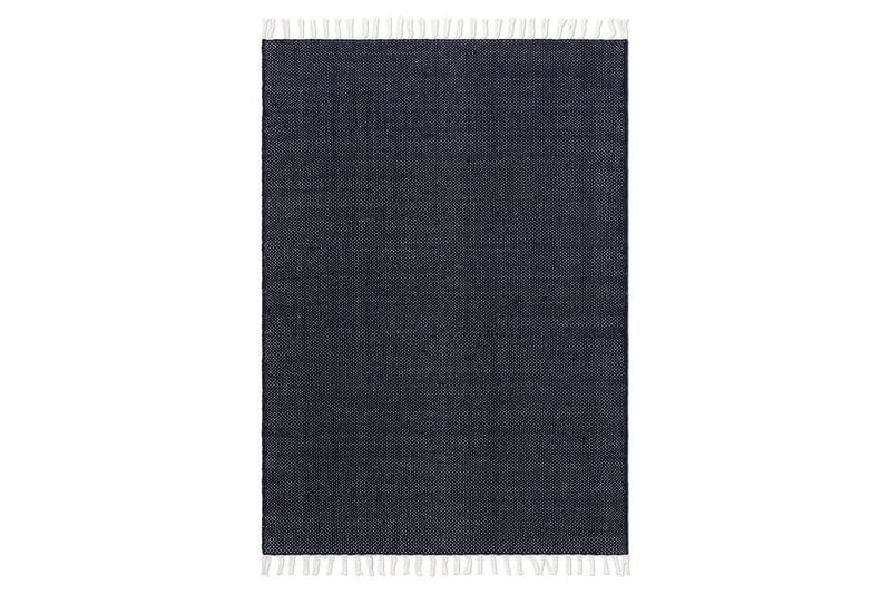 Lankamatto Line - 200x300 cm, Laivastonsininen - Kodintekstiilit & matot - Matto - Moderni matto - Puuvillamatto