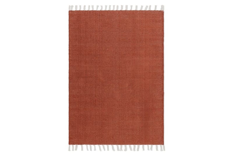 Lankamatto Line - 200x300 cm, Terrakotta - Kodintekstiilit & matot - Matto - Moderni matto - Puuvillamatto