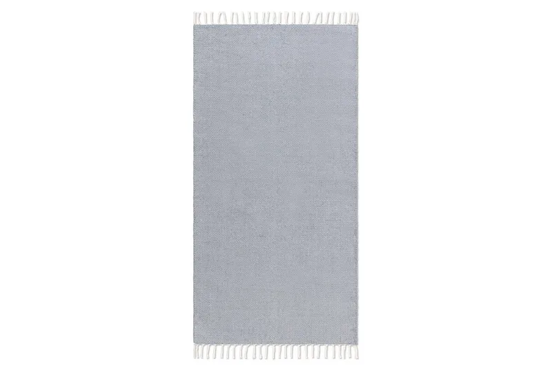 Lankamatto Line - 75x220 cm, Kyyhkynsininen - Kodintekstiilit & matot - Matto - Moderni matto - Puuvillamatto