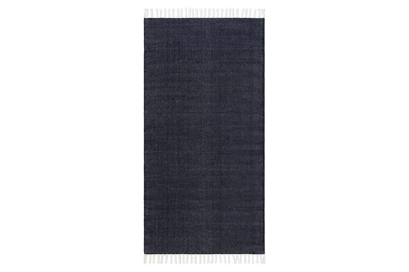 Lankamatto Line - 75x220 cm, Laivastonsininen - Kodintekstiilit & matot - Matto - Moderni matto - Puuvillamatto