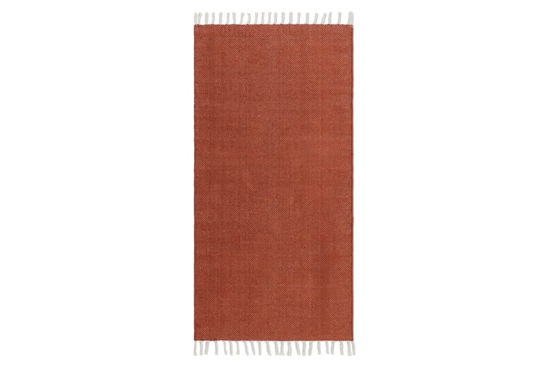 Lankamatto Line - 75x220 cm, Terrakotta - Kodintekstiilit & matot - Matto - Moderni matto - Puuvillamatto